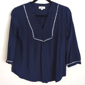 Never used, loft Outlet, Navy Blouse S